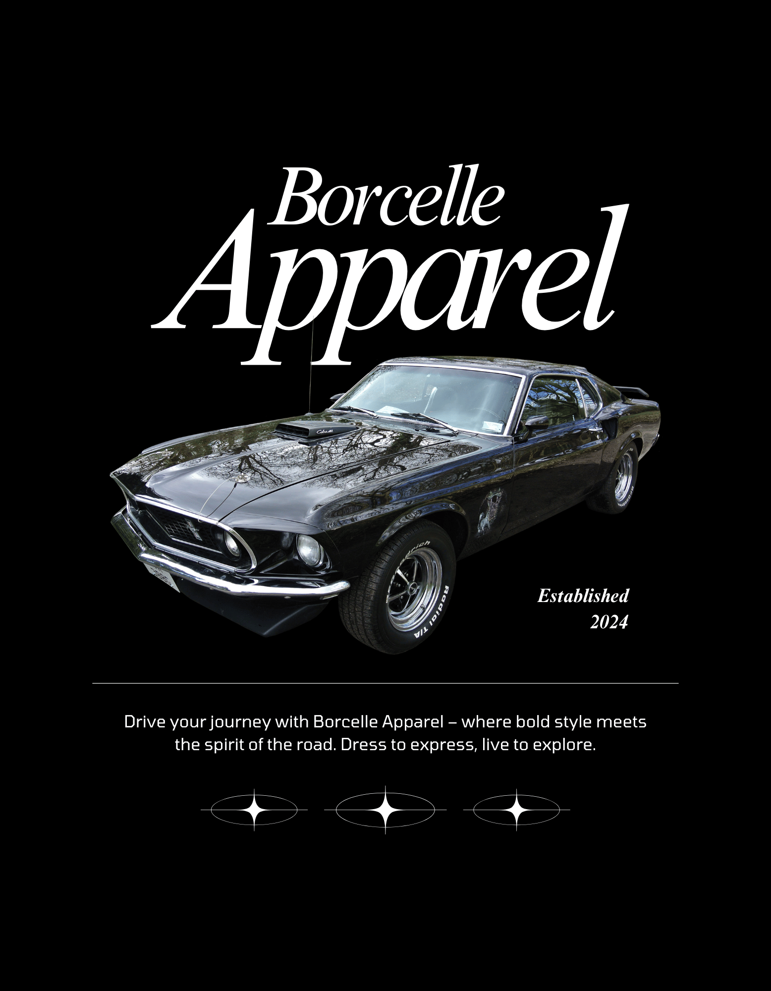 Men's Ride Around Car Graphic Oversized T Shirt - Image 4