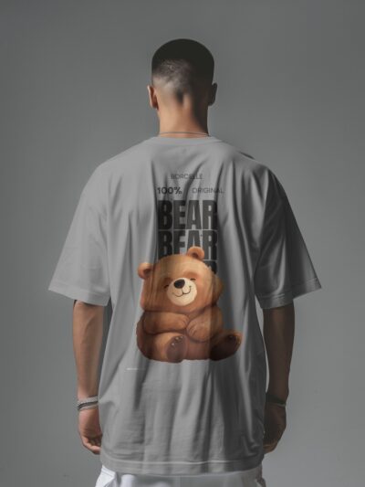 Men's Cuddly Bear Oversized T Shirt
