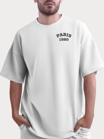 Men's Paris 1980 Oversized T Shirt