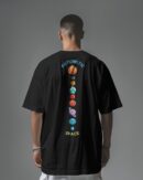 Men's Futuristic Space Adventure Oversized T-Shirt