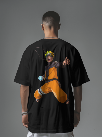 Men's Naruto Anime Oversized T-Shirt