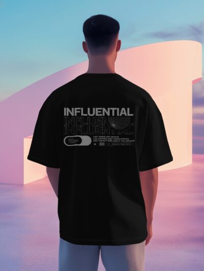 Men's Influential Graphic Oversized T Shirt