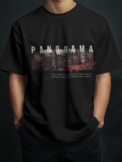 Men's Panorama Signature Oversized T-Shirt