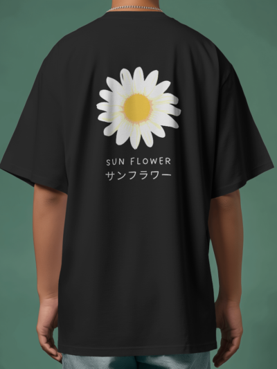 Sunflower Oversized T-Shirt - Radiant and Unique Style