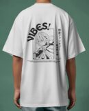 Men's VIBES! Graphic Oversized T Shirt