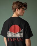 Men's Rising Sun Japan Oversized T Shirt